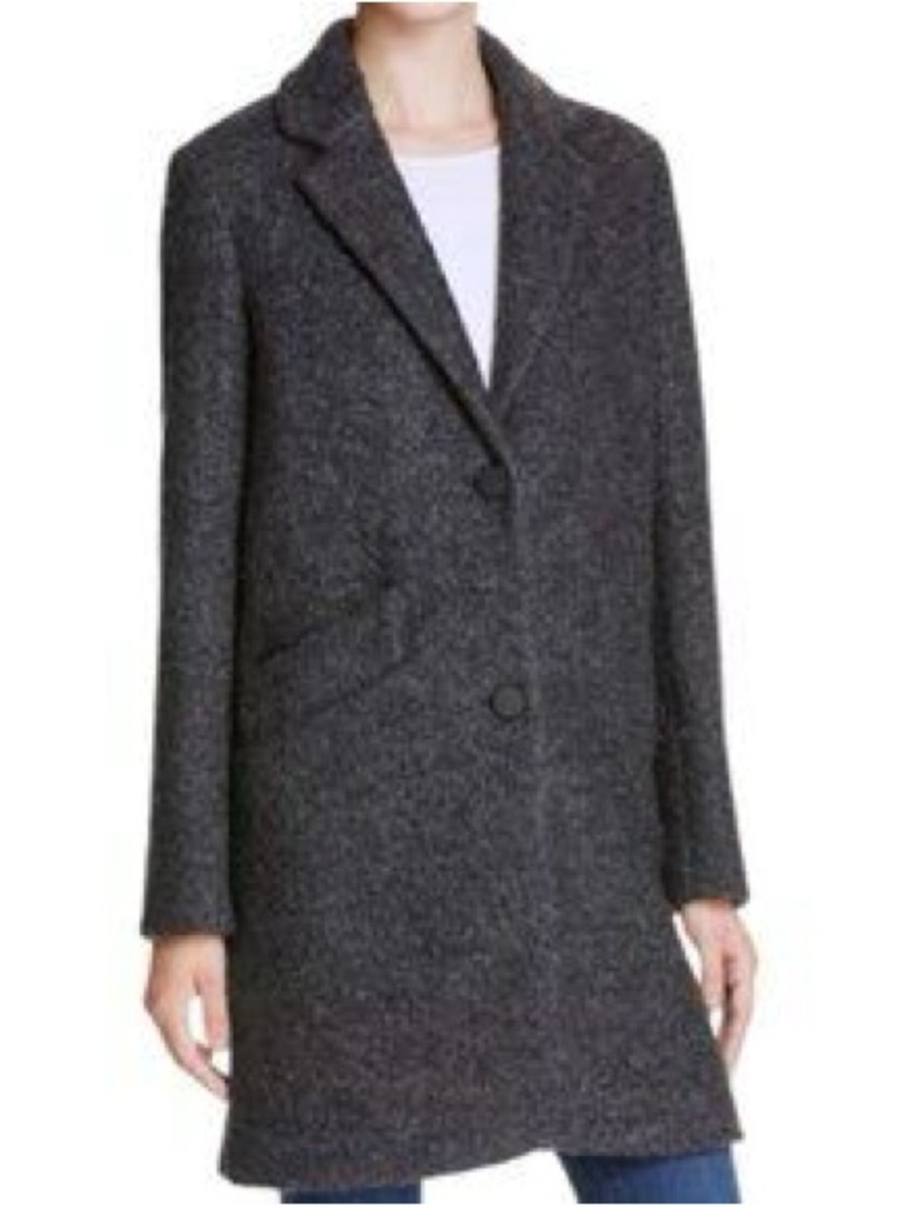 Marc New York by Andrew Marc "Paige" Bouclé Wool-Blend Coat